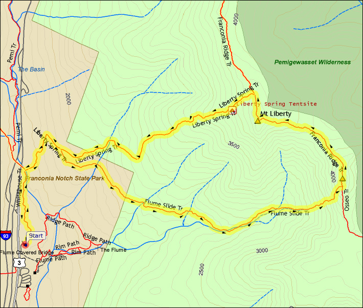 flume trail map
